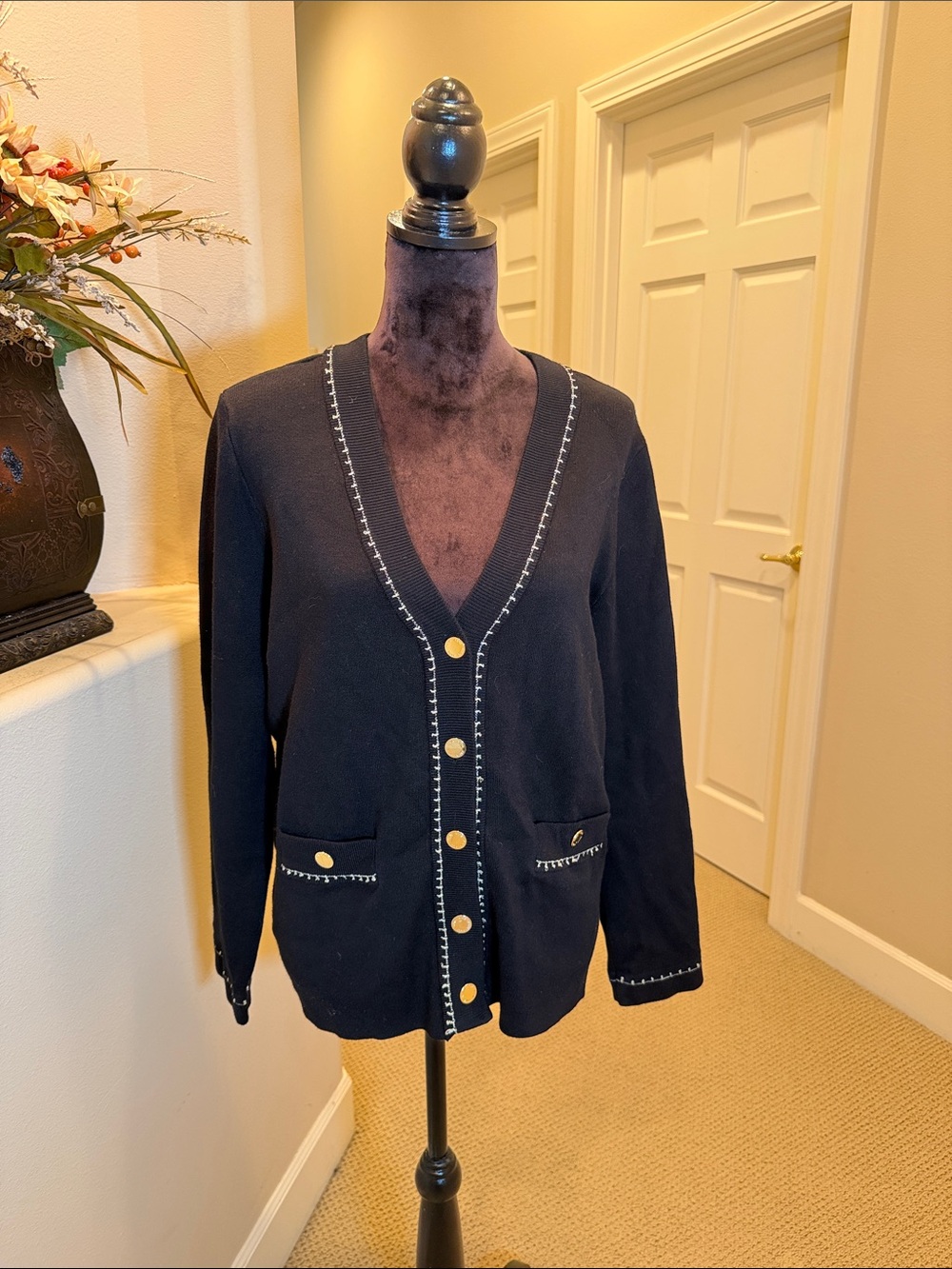 Ann Klein Cardigan size L